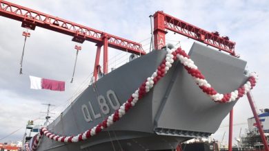 Photo of Katar için inşa edilen tank çıkarma gemisi denize indirildi