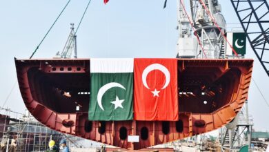 Photo of Pakistan’ın 4’üncü MİLGEM korveti kızağa konuldu