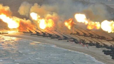 Photo of Kuzey Kore topçu atış tatbikatı düzenledi