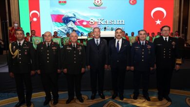 Photo of Milli Savunma Bakanı Akar, TSK komuta kademesiyle Azerbaycan Büyükelçiliğinin ‘Zafer Günü’ kutlamasına katıldı