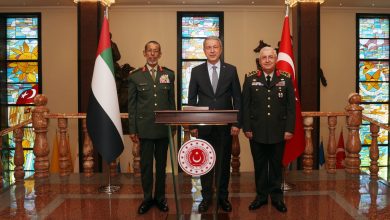 Photo of Milli Savunma Bakanı Akar, BAE Genelkurmay Başkanı Korgeneral Al Rumaithi’yi kabul etti