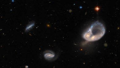Photo of Hubble Uzay Teleskobu sıradışı galaksi birleşimini yakaladı