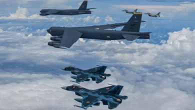 Photo of ABD B-52’leri, Güney Kore ve Japonya ile üçlü tatbikata katıldı