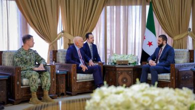 Photo of Şam’da dikkat çeken görüşme: Şara, ABD Özel Temsilcisi Barrack ve CENTCOM Komutanı Cooper ile görüştü