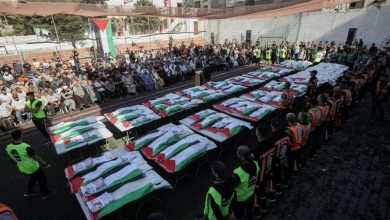 Photo of Gazze’de enkaz altından çıkarılanlar için cenaze töreni