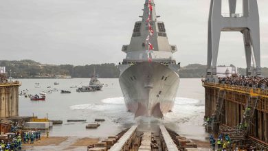 Photo of İspanya, ikinci F110 fırkateyni Roger de Lauria’yı denize indirdi